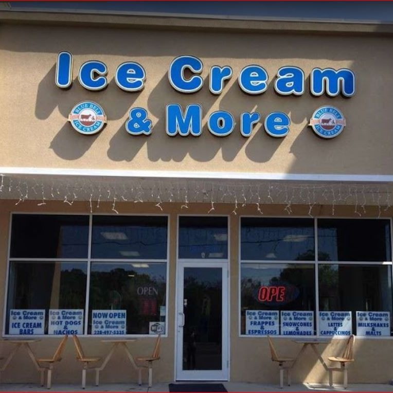 Family-owned ice cream shop — Ice Cream & More, Gautier MS
